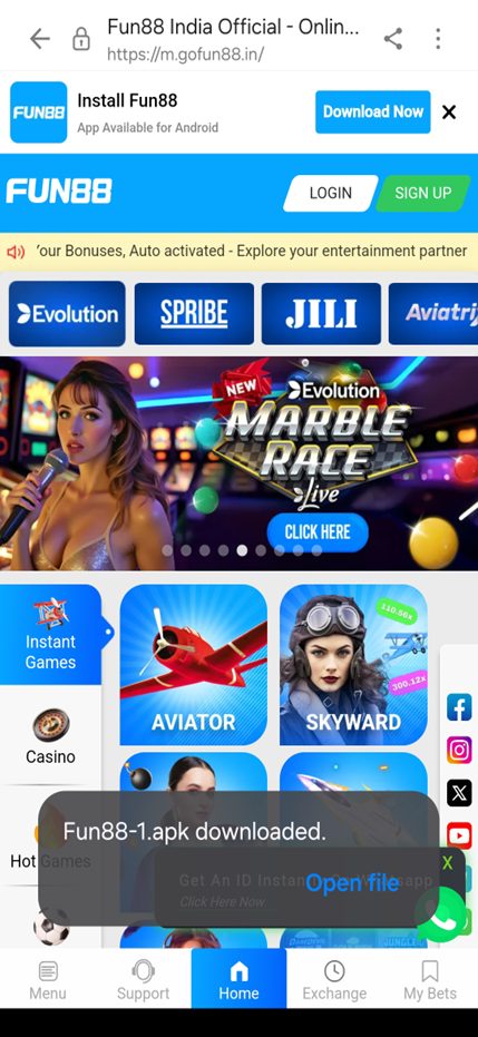 FUN88 App Download Step 5